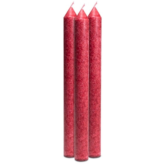 1ο Chakra ECO Σετ 3 κεριά με αιθέρια έλαια(Cassia,Clove,Nutmeg).Καθε κερί: βάρος: 65 g. διαστάσεις : 21 × 2,2 cm.Χρόνος καύσης 8-9 ώρες. - mykarma.gr