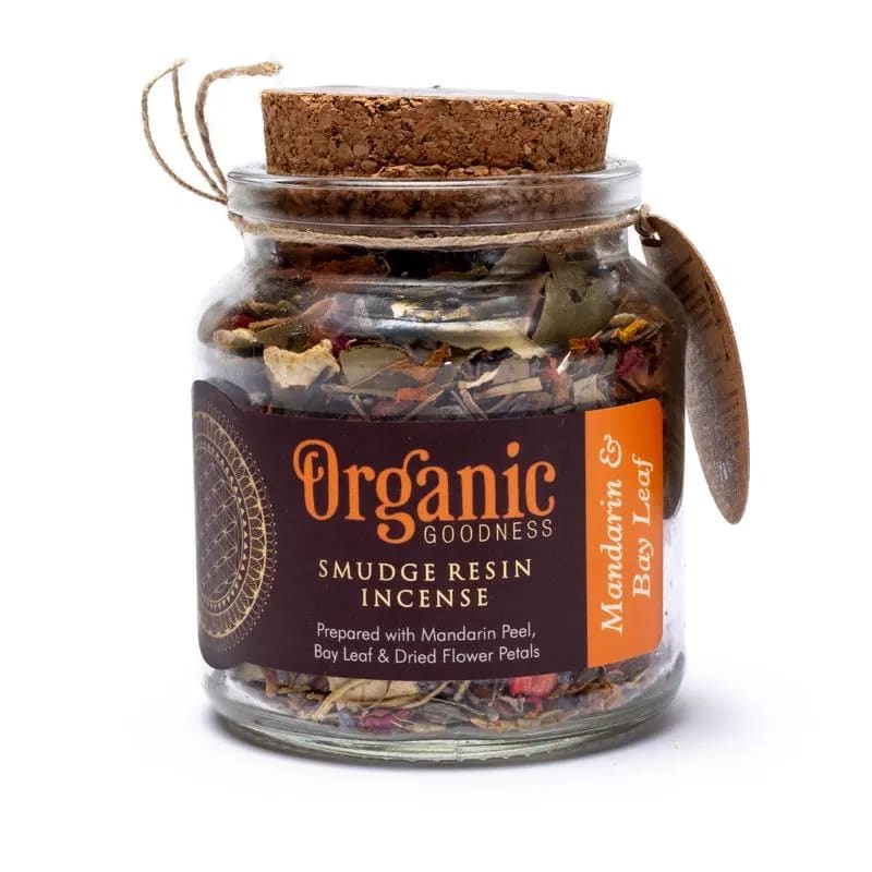 Αρωματικό φυσικό φυτικό θυμίαμα Mandarin & Bay Leaf. Βάρος: 40 g - mykarma.gr