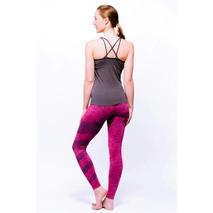 Γιόγκα T-shirt Top 'Ananda'- χωρίς ραφές σκούρο γκρι S-M Υλικό: Μπαμπού και ελαστάν - mykarma.gr