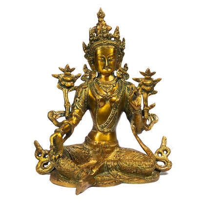 Πράσινη Τάρα -Green Tara.Διαστάσεις: 26 εκ.Βάρος:3400 γρ. - mykarma.gr
