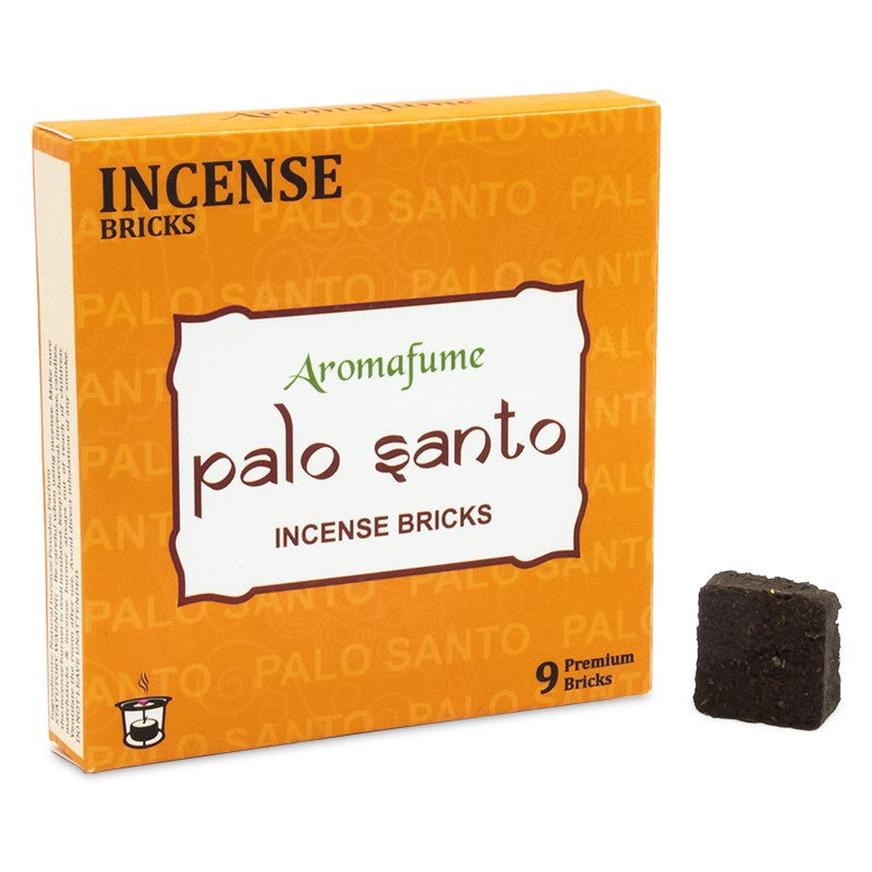 Αρωματικό Κάρβουνο Incense Bricks Palo Santo για καυστήρα Aromafume - 9 Θυμιάματα/Τούβλα.Βάρος: 40 g - mykarma.gr