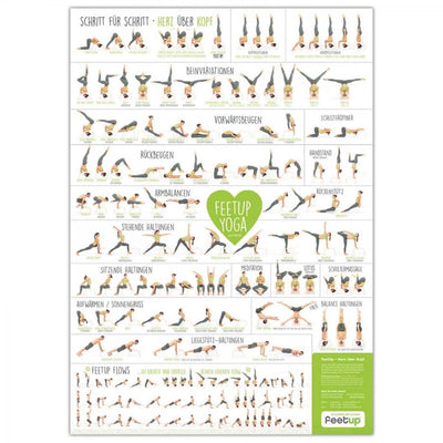 Bodhi Feetup Yoga Headstand - Σκαμνί Κεφαλής Yoga + δώρο αφίσα με ασκήσεις - μπεζ. Μέγεθος : 64 x 42 x 36 cm - mykarma.gr