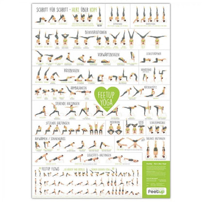 Bodhi Feetup Yoga Headstand - Σκαμνί Κεφαλής Yoga + δώρο αφίσα με ασκήσεις - μπεζ. Μέγεθος : 64 x 42 x 36 cm - mykarma.gr