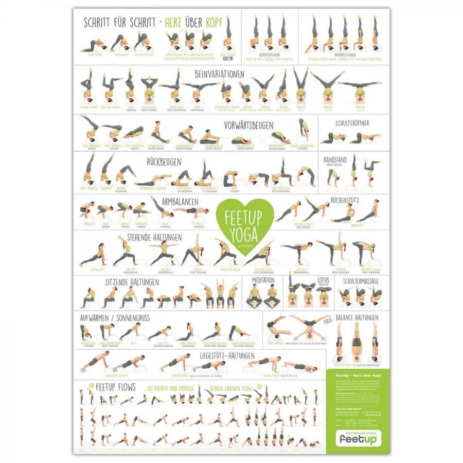 Bodhi Feetup Yoga Headstand - Σκαμνί Κεφαλής Yoga + δώρο αφίσα με ασκήσεις - μπεζ. Μέγεθος : 64 x 42 x 36 cm - mykarma.gr