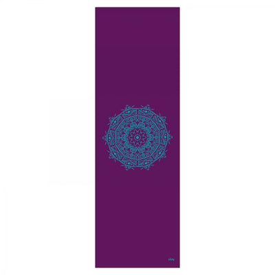 Bodhi στρώμα γιόγκα Leela με Mandala - aubergine/turquoise  183 x 60 cm, 4.5 mm - mykarma.gr