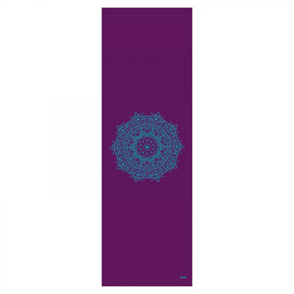 Bodhi στρώμα γιόγκα Leela με Mandala - aubergine/turquoise  183 x 60 cm, 4.5 mm - mykarma.gr