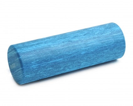 Yogistar Block - Pilates Roller - κύλινδρος αφρού υψηλής ποιότητας - blue marble   45 x 15 cm. - mykarma.gr