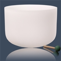 Crystal Singing Bowl Α-τόνος + τσάντα ασφαλείας  Διαστάσεις: 25 εκ - mykarma.gr