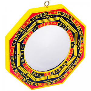 Feng Shui Bagua Mirror - κοίλος (concave) καθρέφτης. Διαστάσεις: 13 × 13 εκ - mykarma.gr