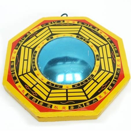 Feng Shui Bagua Mirror - κυρτός (convex) καθρέφτης 13x13cm - mykarma.gr