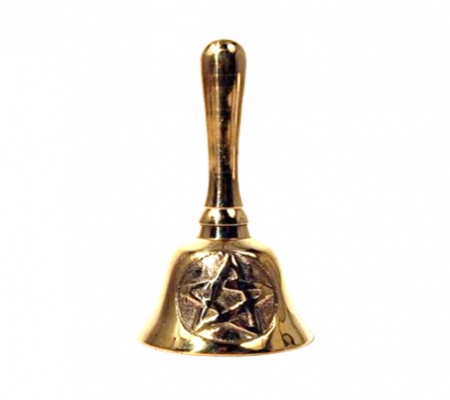 Κουδούνι-Καμπανάκι - Bell  Pentagram απο ορείχαλκο. Διαστάσεις: 9,5 x 4,5 cm - mykarma.gr