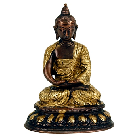 Amithaba Βούδα - δίχρωμο.  Βάρος: 1150 g. Διαστάσεις: 15 εκ - mykarma.gr