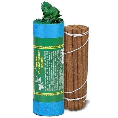 Στικ Tibetan Holy Basil (Tulsi) - Βασιλικός  30 Στικ & Βάση. Βάρος: 35 g. Χρόνος καύσης 60 λεπτά. - mykarma.gr
