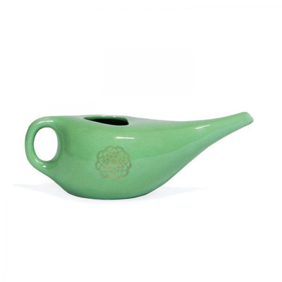 Κεραμικό Neti Pot “Mandala” - Ποικιλία χρωμάτων - 17,5 x 7 cm, 250ml - mykarma.gr