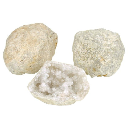 Φυσικό ορυκτό πέτρωμα - Ορυκτό Quartz Geode-Λευκός Χαλαζίας του Χιονιού.Μέγεθος έως 9cm.Βάρος έως 370 gr - mykarma.gr