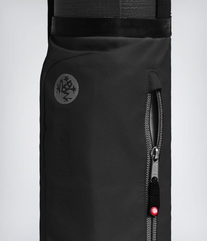 Ιμάντας μεταφοράς+Τσαντάκι Manduka Go Play 3.0 Mat Carrier -Black -  35 cm ιμάντας - Τσαντάκι 20 cm x 30 cm - One Size - mykarma.gr