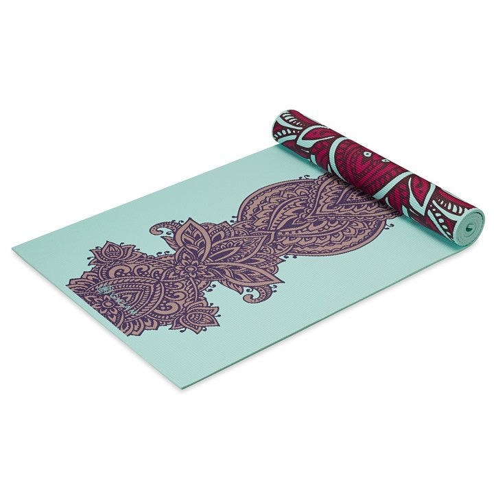 Gaiam  Reversible Στρωμα Zara Rogue - 2 Διαφορέτικα σχέδια στο ίδιο στρώμα(2 όψεις) Διαστάσεις: Μήκος: 173 εκ Πλάτος: 61 εκ Πάχος: 6 mm - mykarma.gr