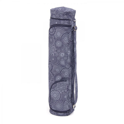 Bodhi Yoga Asana Mat Bag Maharaja - Τσάντα Μεταφοράς για στρώμα - βαμβάκι - Mandala Dark Blue . Διαστάσεις 70 cm - mykarma.gr