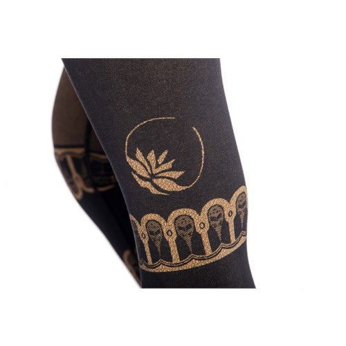 Γιόγκα Κολάν Yoga Pants-Bhakti μαύρο απο Οργανικό Βαμβάκι   S-M   M-L - mykarma.gr