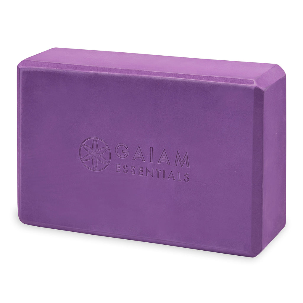 Gaiam -Yoga & Pilates block - ποικιλία χρωμάτων. Διαστάσεις:23 cm x 15 cm x 8 cm.Βάρος: 140 g - mykarma.gr