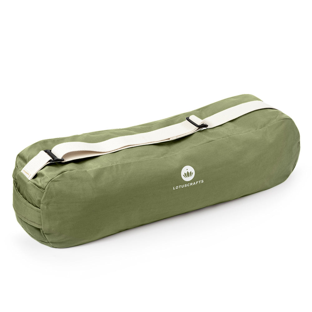 Lotuscrafts Yoga Bag Pune - Τσάντα Μεταφοράς για στρώμα Yoga  με φερμουάρ - οργανικό βαμβάκι - ποικιλία χρωμάτων. Διαστάσεις 72cm x 18cm x 15cm - mykarma.gr
