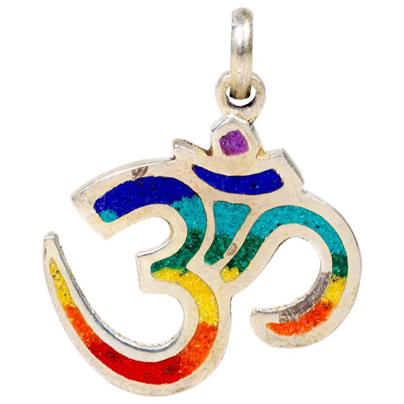 Κρεμαστό Chakra Μενταγιόν Ohm. Διαστάσεις: 3 εκ. - mykarma.gr