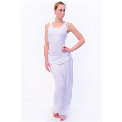 Yoga Pants Γιόγκα Παντελόνα - λευκή  S-M   M-L - mykarma.gr