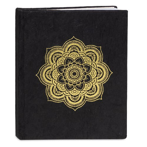 Notebook Mandala απο χαρτί Lokta με 50 σελίδες. Μέγεθος 10x8x1cm - mykarma.gr