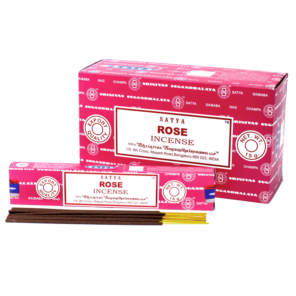 Αρωματικά Στικ Satya Sai Baba Agarbatti -Τριαντάφυλλο (Rose).Βάρος: 15 g. - mykarma.gr