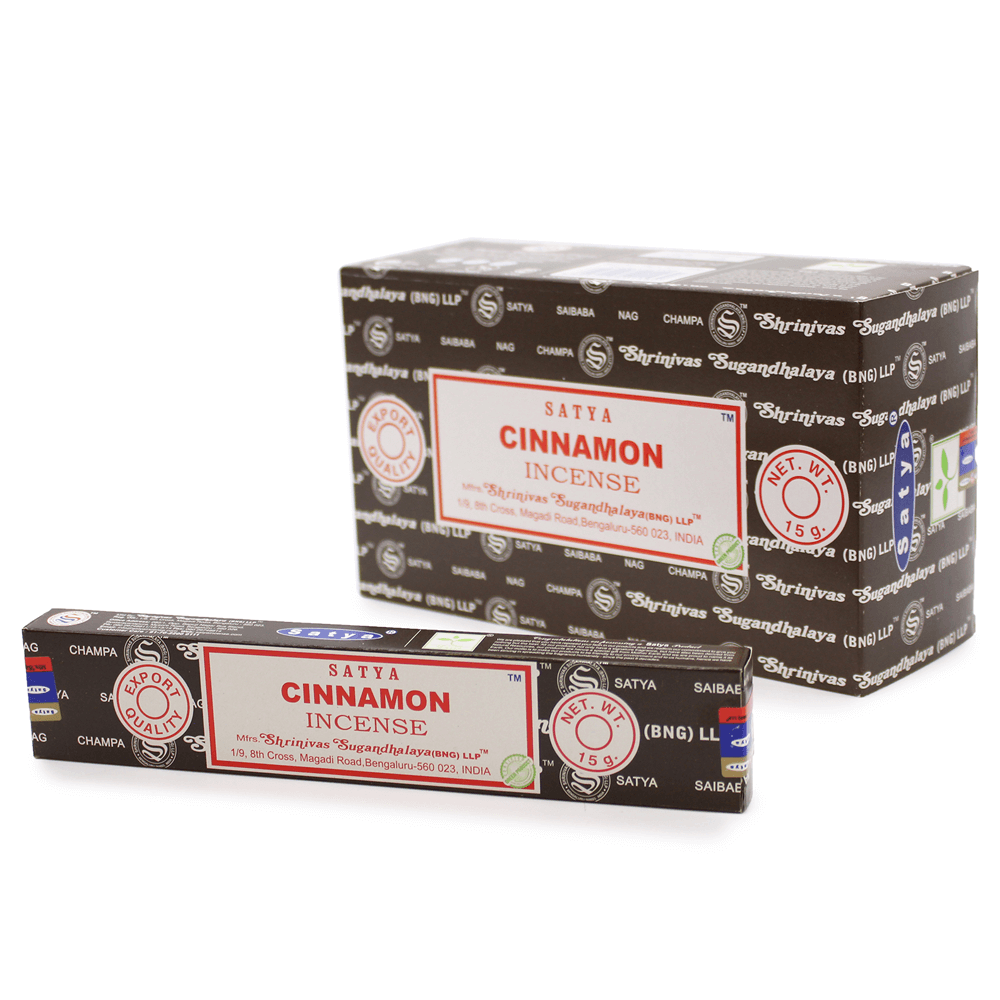 Αρωματικά Στικ - Satya - Κανέλλα (Cinnamon) Βάρος: 15γρ. - mykarma.gr