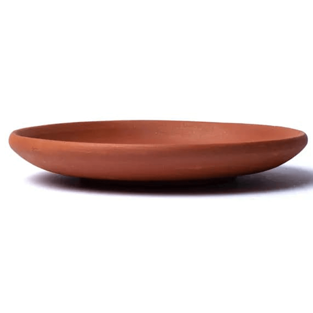 Πυράντοχο (πυρίμαχο) πιάτο/βάση από Terracotta για Θυμίαμα Διάμετρος: 17 εκ - mykarma.gr