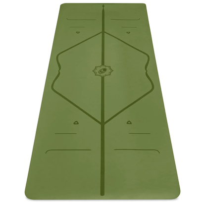Liforme Yoga Mat Οlive | Στρώμα Yoga Πράσινο/Λαδί + τσάντα ΔΩΡΟ.Βάρος 2.5kg Διαστάσεις 185cm x 68cm Πάχος 4.2mm - mykarma.gr
