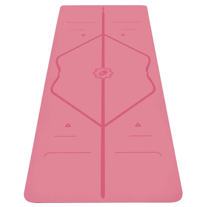 Liforme Yoga Mat Pink | Στρώμα Yoga Ροζ + τσάντα ΔΩΡΟ. Βάρος 2.5kg Διαστάσεις 185cm x 68cm Πάχος 4.2mm - mykarma.gr