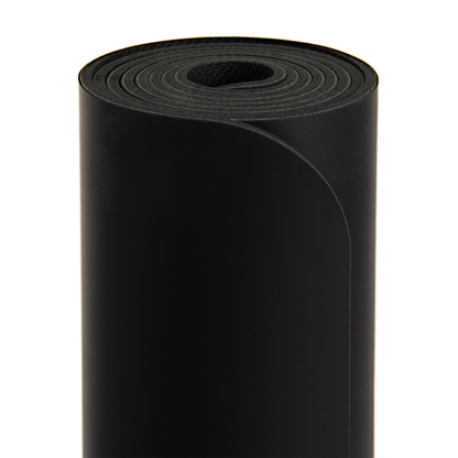 Bodhi - Στρώμα Yoga από φυσικό καουτσούκ & PU  με Alignment Yantra - black  185 x 66 cm, 4 mm 2,5 kg - mykarma.gr