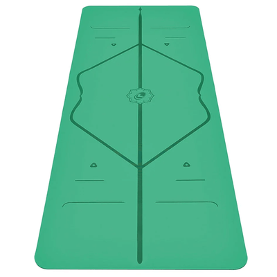 Liforme Yoga Mat Green | Στρώμα Yoga Πράσινο + τσάντα ΔΩΡΟ. Βάρος 2.5kg Διαστάσεις 185cm x 68cm Πάχος 4.2mm - mykarma.gr