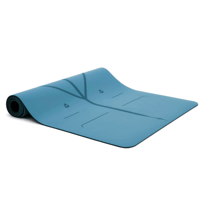 Liforme Yoga Mat Blue | Στρώμα Yoga Μπλε + τσάντα ΔΩΡΟ. Βάρος 2.5kg Διαστάσεις 185cm x 68cm Πάχος 4.2mm - mykarma.gr