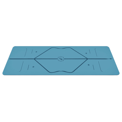 Liforme Yoga Mat Blue | Στρώμα Yoga Μπλε + τσάντα ΔΩΡΟ. Βάρος 2.5kg Διαστάσεις 185cm x 68cm Πάχος 4.2mm - mykarma.gr