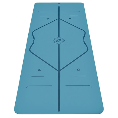 Liforme Yoga Mat Blue | Στρώμα Yoga Μπλε + τσάντα ΔΩΡΟ. Βάρος 2.5kg Διαστάσεις 185cm x 68cm Πάχος 4.2mm - mykarma.gr