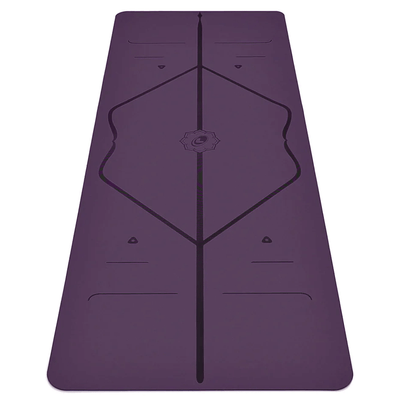 Liforme Yoga Mat Purple Earth | Στρώμα Yoga Μωβ + τσάντα ΔΩΡΟ.Βάρος 2.5kg Διαστάσεις 185cm x 68cm Πάχος 4.2mm - mykarma.gr