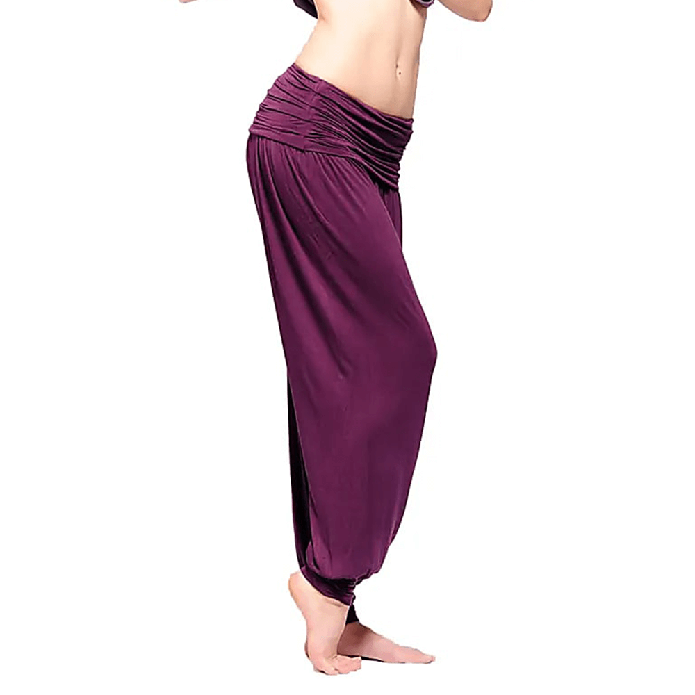 Γιόγκα Κολάν Yoga Pants Παντελόνα - Comfort Flow μωβ   S-M - mykarma.gr