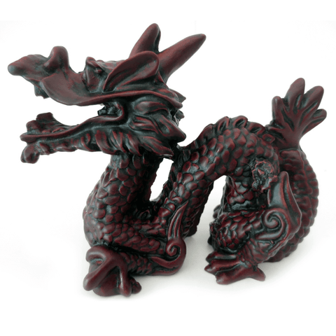 Fengshui Dragon - Δράκος με μπάλα Σύμβολο Δύναμης - Κόκκινος. Διαστάσεις: 8 x 10 cm - mykarma.gr