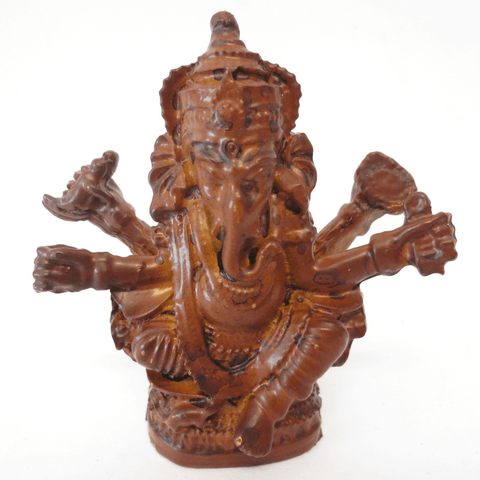 Αγαλματίδιο Ganesha - Καφέ - mykarma.gr