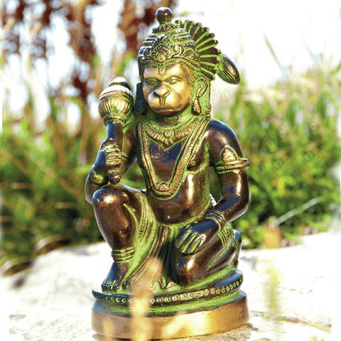 Άγαλμα Hanuman  Υλικό: Ορείχαλκος Διαστάσεις: 13 cm - mykarma.gr