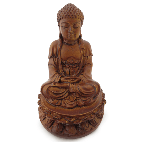 Καθιστός Διαλογιζόμενος Βούδας πάνω σε λωτό - mykarma.gr