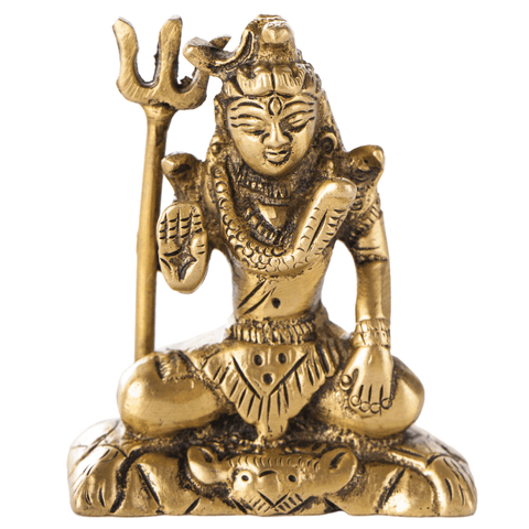 Μικρό αγαλματίδιο Shiva Υλικο:Ορείχαλκος Μέγεθος: 6 cm - mykarma.gr
