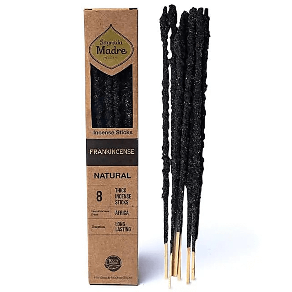 Αρωματικό Στικ - Sagrada Madre - Natural Frankincense (Λιβάνι) Χρόνος καύσης ανά Στικ ±60 λεπτά  Βάρος:  ±30 gr - mykarma.gr