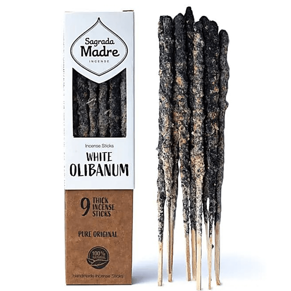 Αρωματικό Στικ - Sagrada Madre - Herbal White Olibanum (Λευκό Λιβάνι) Χρόνος καύσης ανά Στικ ±55 λεπτά  Βάρος:  ±44 gr - mykarma.gr