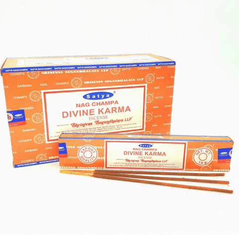 Αρωματικά Στικ - Satya Nag Champa - Divine Karma Βάρος: 15γρ. - mykarma.gr