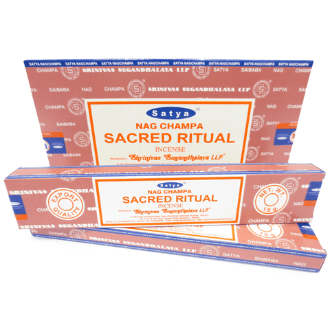 Αρωματικά Στικ - Satya Nag Champa - Sacred Ritual Βάρος: 15γρ. - mykarma.gr