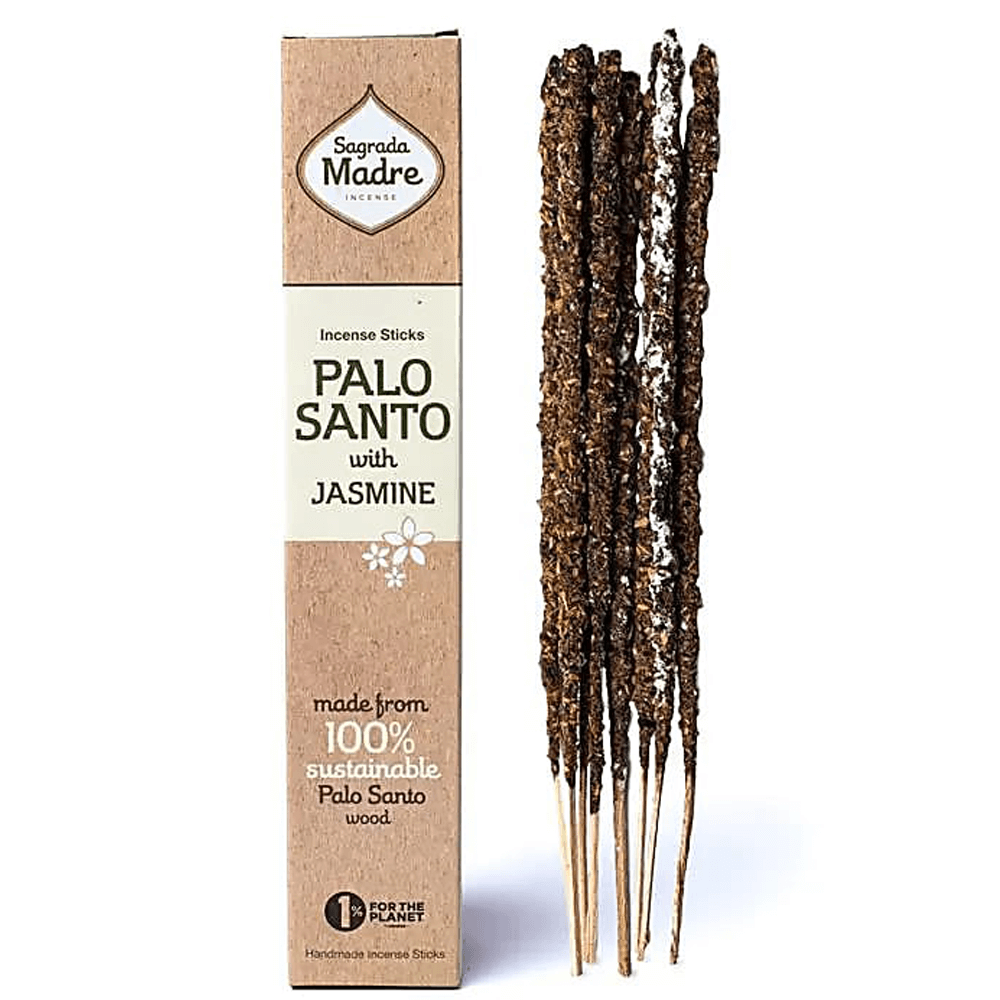 Αρωματικό Στικ - Sagrada Madre - Palo Santo+Γιασεμί (Jasmine) Χρόνος καύσης ανά Στικ ±60 λεπτά  Βάρος:  ±30 gr - mykarma.gr